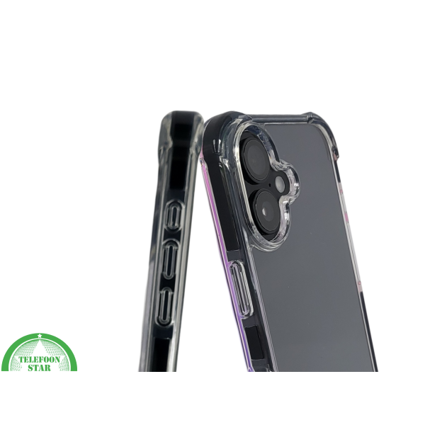 hoesje doorzichtig zwarte randen silicone draadloos oplaad voor iPhone 17 – foto 6