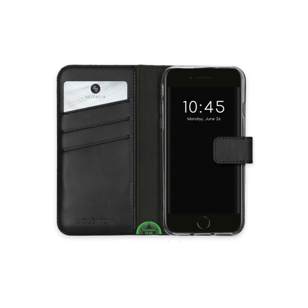 Bookcase Hoesje voor iPhone SE Zwart, Stijlvol, Functioneel &amp; 360&deg; Bescherming – foto 5