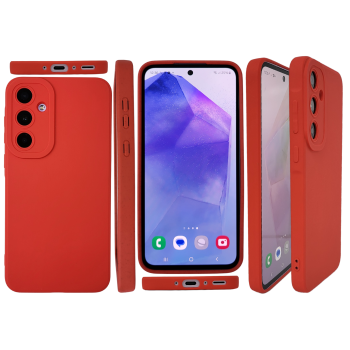 Samsung Galaxy A56 Hoesje Rood – Schokbestendige Siliconen Backcover