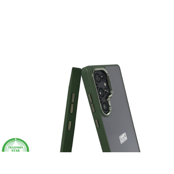 Samsung Galaxy S25 Ultra Hoesje Transparant Groen Schokbestendig – foto 6