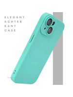 iPhone 15 Hoesje &ndash; Turquoise Met MagSafe | Fris, Functioneel & Kleurvol