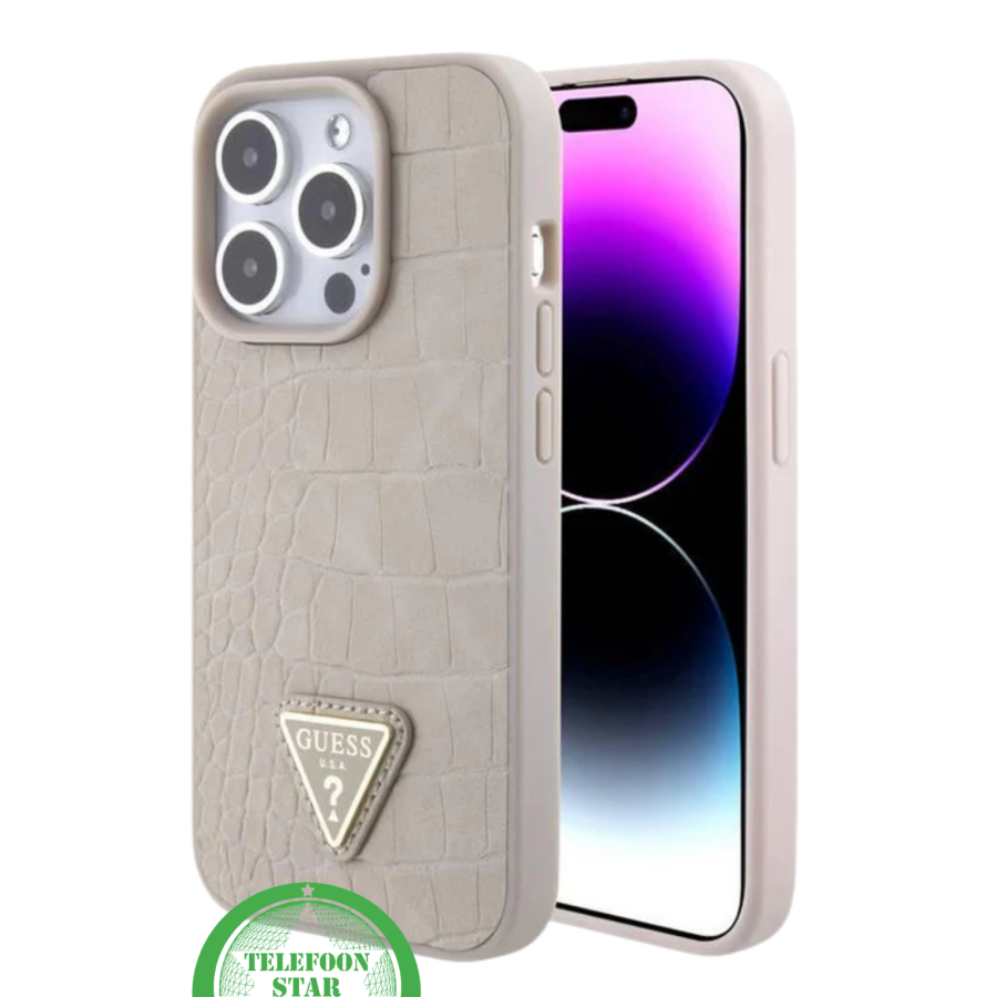 Hoesje iPhone 15 Pro Max &ndash; Beste Bescherming in Zandkleur