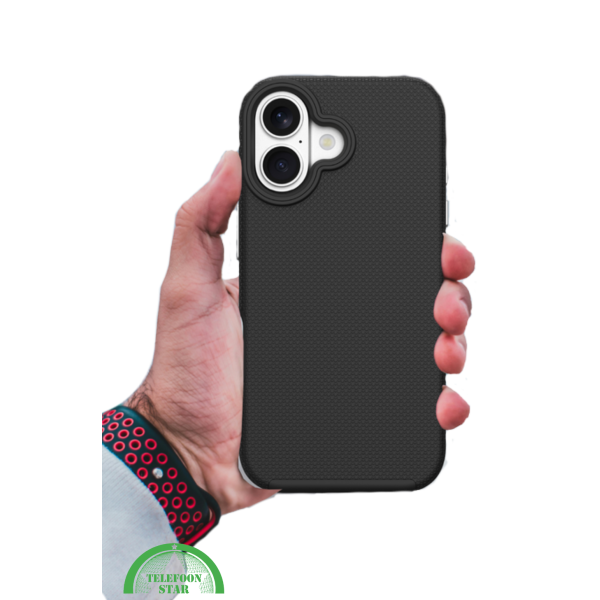 Hoesje voor iPhone 17 &ndash; Zwarte Anti-Slip Bescherming en Sterk, flexibel en schokabsorberend silicone, Slank en licht ontwerp | Telefoonstar – foto 4