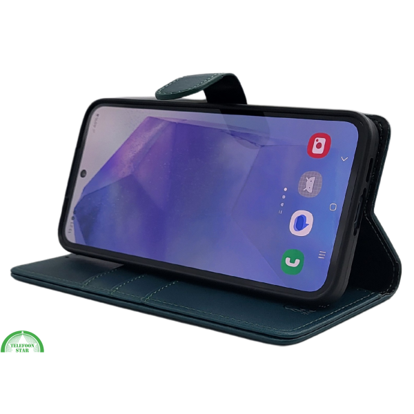Hoesje voor Samsung Galaxy S26 Plus Boek Case Leer donkergroen – foto 3