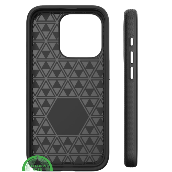 Hoesje voor iPhone 12 Pro Zwart Anti-Slip, Sterk, Gripvast &amp; Slank Design – foto 4
