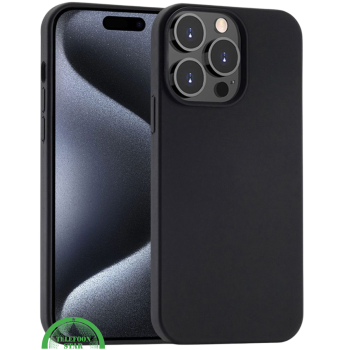 Zwart Hoesje voor iPhone 15 Pro Max &ndash; Slank, Elegant & Krasbestendig