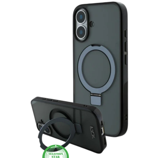 Transparant Hoesje met Metalen Ringhouder voor iPhone 16 &ndash; Sterke Bescherming &amp; Handige Standfunctie – foto 5