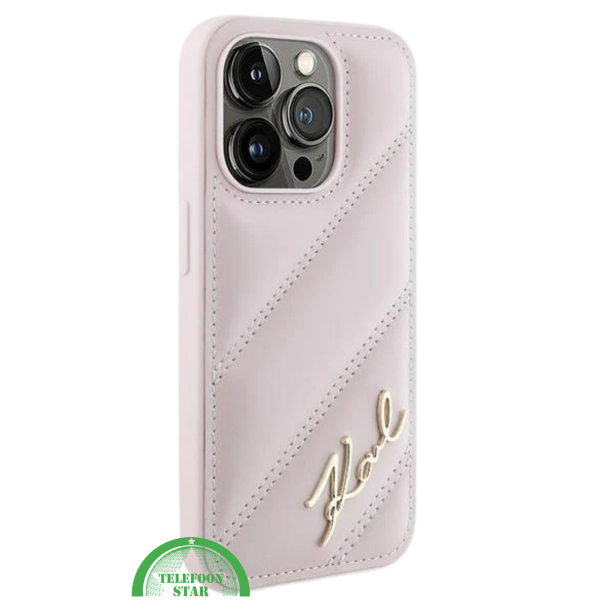 iPhone 16 Pro Luxe Leren Hoesje &ndash; Roze | Elegant, Stevig en Stijlvol Design – foto 2