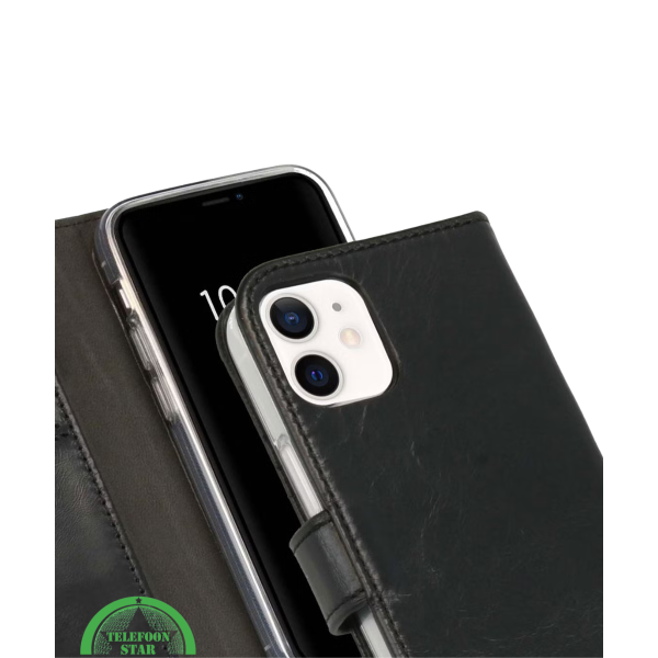 Bookcase Hoesje voor iPhone 12 Zwart Functioneel, Elegant &amp; Volledige Bescherming – foto 4
