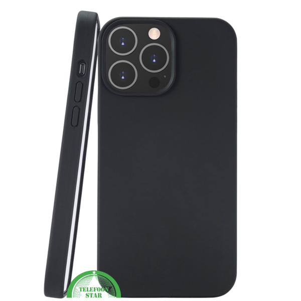 Zwart Hoesje voor iPhone 15 Pro Max &ndash; Slank, Elegant &amp; Krasbestendig – foto 3