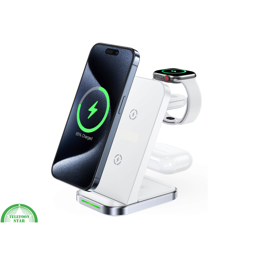 3-in-1 Draadloze Oplader voor Samsung &ndash; Smartphone, Galaxy Watch &amp; Buds | Telefoonstar