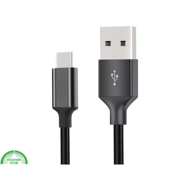 USB-C naar USB-C Kabel &ndash; 2 Meter &ndash; Snel Opladen &amp; Data Sync &ndash; Zwart &ndash; Extra Sterk – foto 3