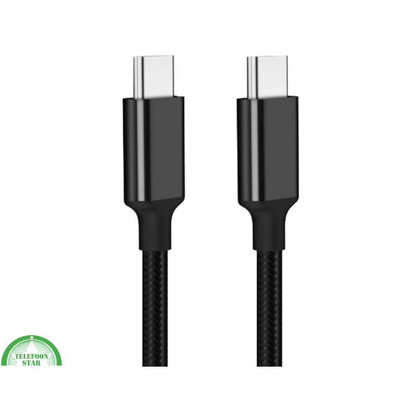USB-C naar USB-C Kabel &ndash; 3 Meter &ndash; 65W zwart Snel Opladen &amp; Data Sync – foto 5
