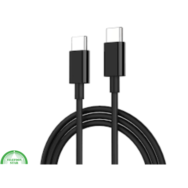 USB-C naar USB-C Kabel &ndash; 3 Meter &ndash; 65W zwart Snel Opladen &amp; Data Sync – foto 3