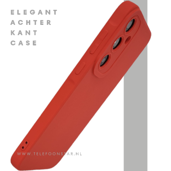 Samsung Galaxy A26 Hoesje Rood &ndash; Schokbestendige Siliconen Backcover