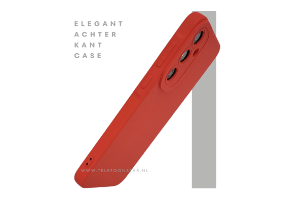 Samsung Galaxy A56 Hoesje Rood – Schokbestendige Siliconen Backcover