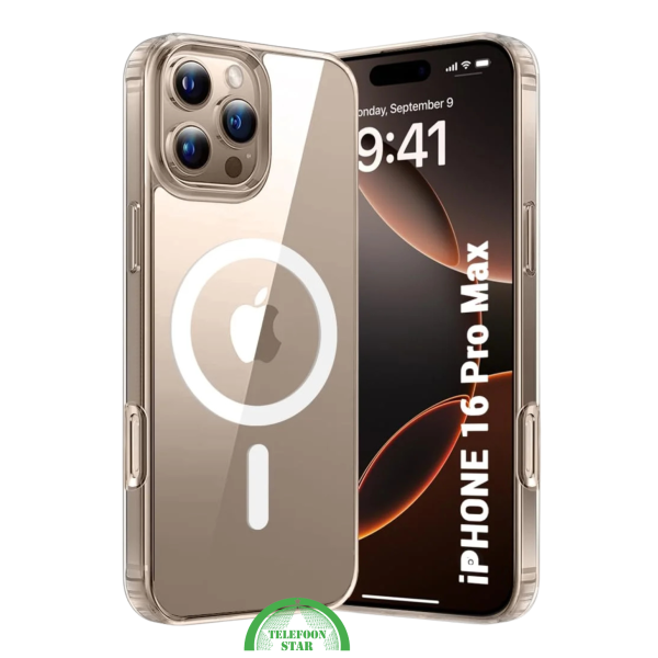 Transparant hoesje voor iPhone 16 Pro Max Silicone &ndash; MagSafe Ready, Sterke, Bescherming | Telefoonstar – foto 4