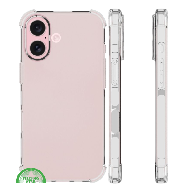 Transparant Hoesje voor iPhone 16 Plus Shockproof &ndash;  Sterk &amp; Kristalhelde – foto 5