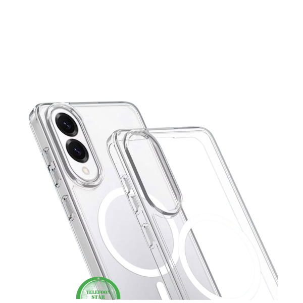 Hoesje voor Samsung S25 Edge Transparant Magneetring, Slank, Sterk &amp; Magnetisch – foto 6