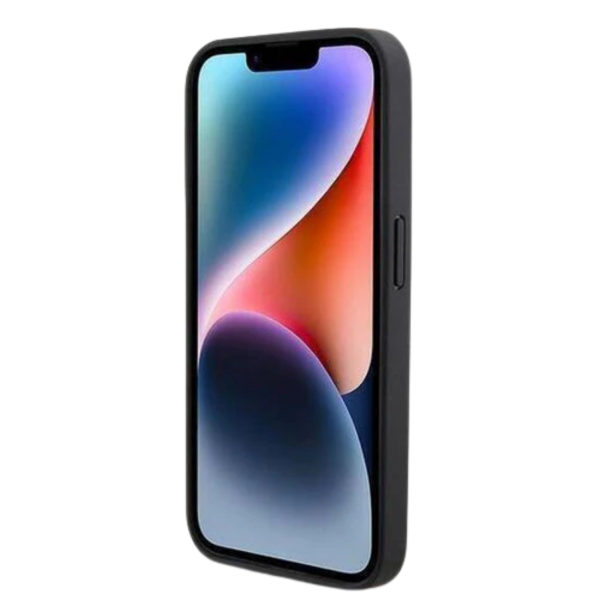iPhone 15 Pro Hoesje met Gouden Ketting &ndash; Zwart Design met Logo en Bescherming – foto 4