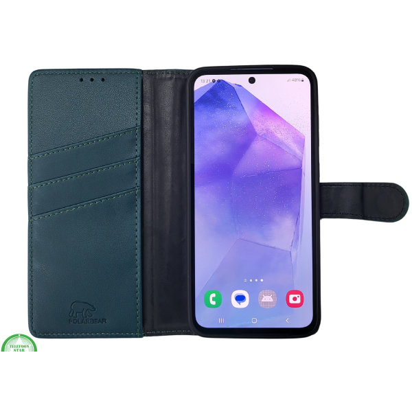 Hoesje voor Samsung Galaxy S26 Plus Boek Case Leer donkergroen – foto 8