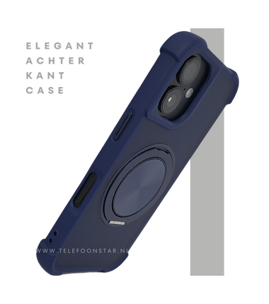 achterkant magsafe Ring blauw silicone voor iPhone 17