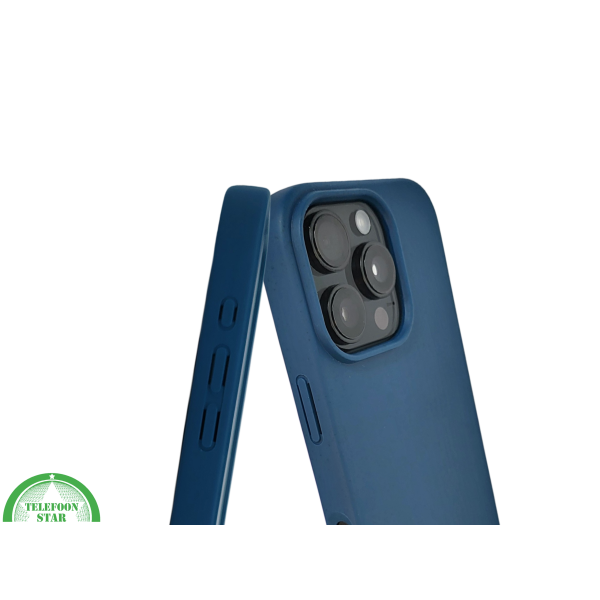 iPhone 16 Pro Max Donkerblauw Hoesje &ndash; Mat Design met Stevige Achterkant Bescherming – foto 6