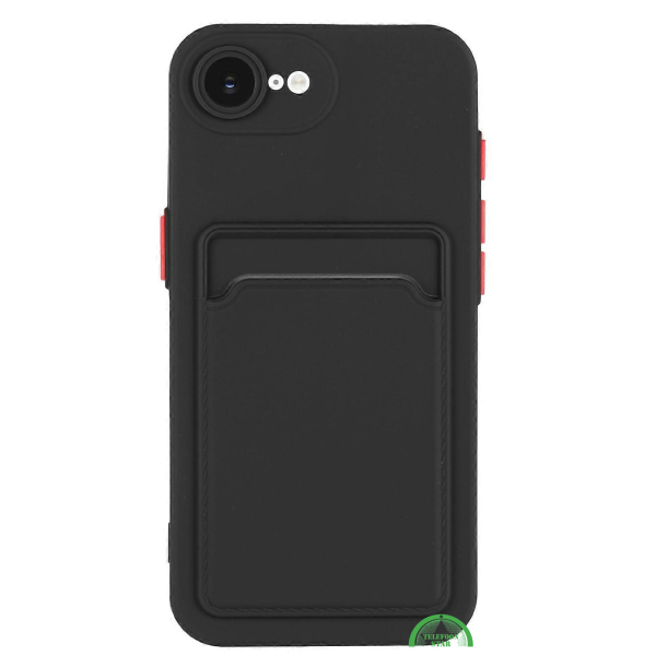 Transparant iPhone SE 2022 Hoesje met Pasjeshouder &ndash; Shockproof en Silicone – foto 4
