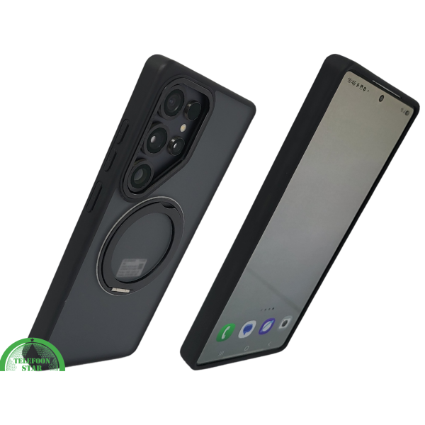 Samsung Galaxy S25 Edge Zwart Hoesje Schokbestendige Backcover MagSafe – foto 2