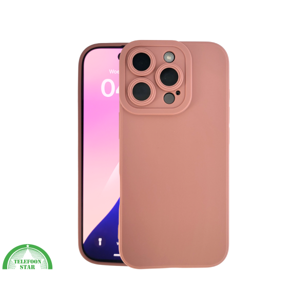 iPhone 16 Pro Perzik Hoesje &ndash; Mat Design met Verhoogde Camerabescherming – foto 3