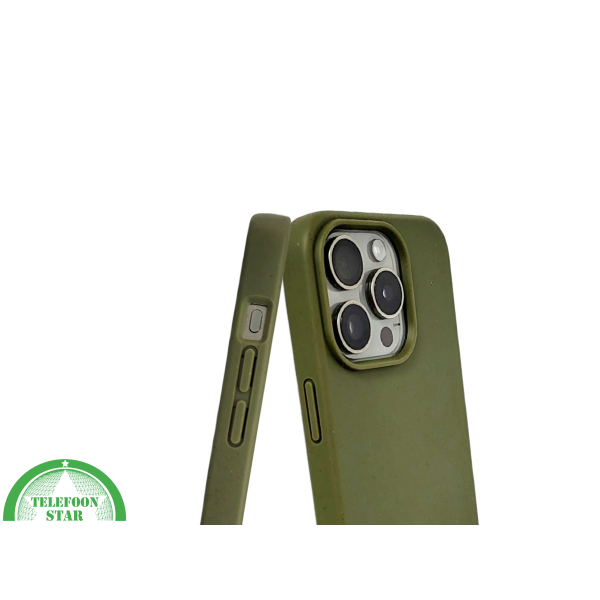 Donkergroen iPhone 15 Pro Max Hoesje Natuurlijke Bescherming &amp; Minimalistisch Design | Telefoonstar.nl – foto 6