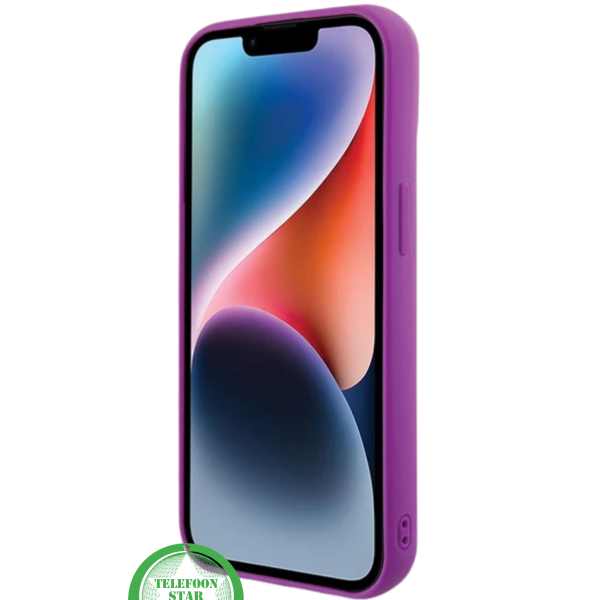 Hoesje voor iPhone 15 - Purple Shine Textile Armor    – foto 4