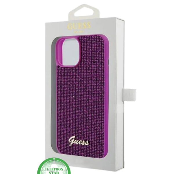 Hoesje voor iPhone 15 - Purple Shine Textile Armor    – foto 5