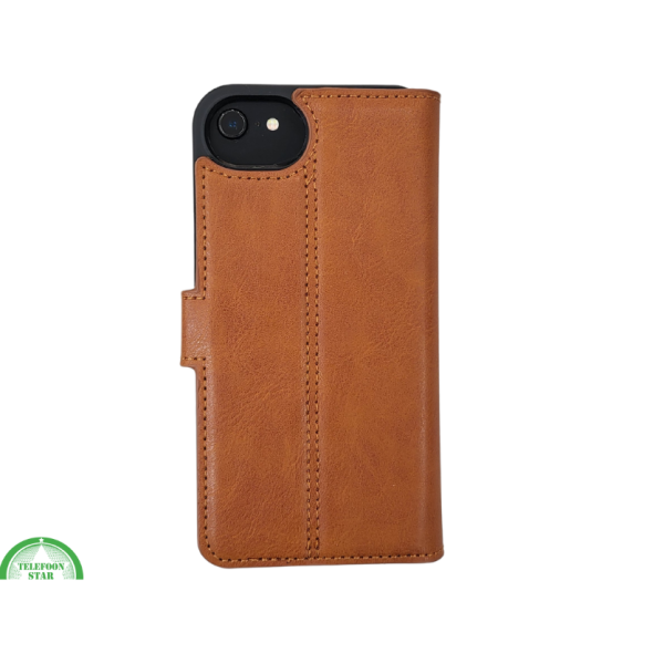 Wallet Case Licht Bruin 2 en 1 IPhone 16 E – foto 8