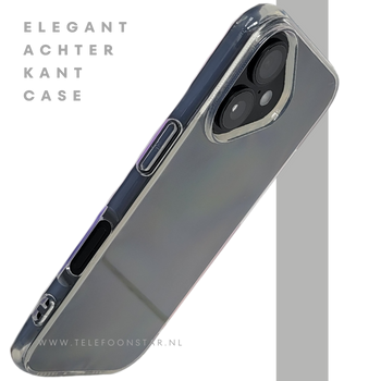 silicone hoesje doorzichtig voor iPhone 16