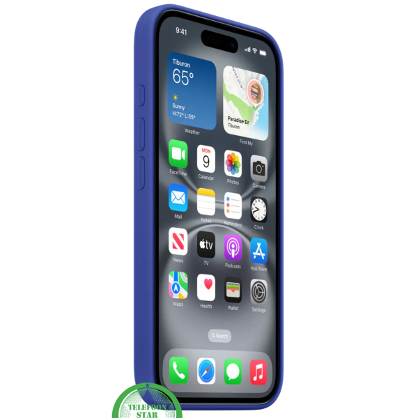 Hoesje voor iPhone 16 Siliconen &ndash; Koningsblauw | Slank, Stevig en Stijlvol – foto 4