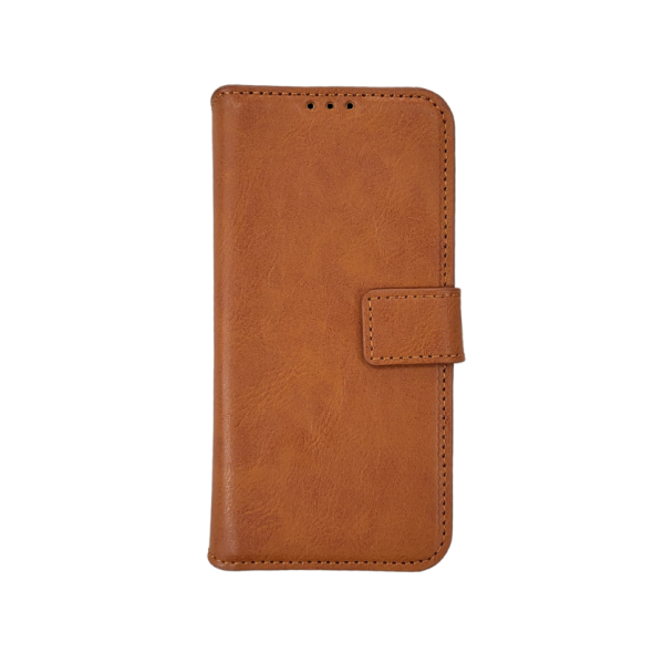 Wallet Case Licht Bruin 2 en 1 IPhone 16 E – foto 9