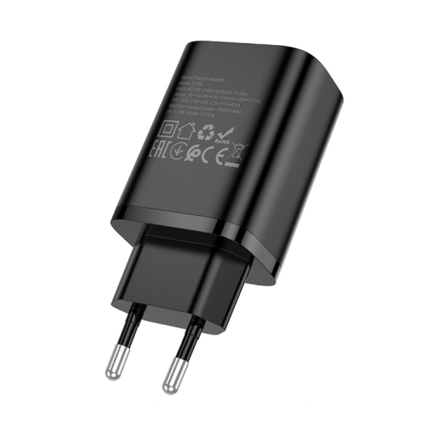 Super Snel Lader Oplader Zwart - 45W - Universeel – foto 3