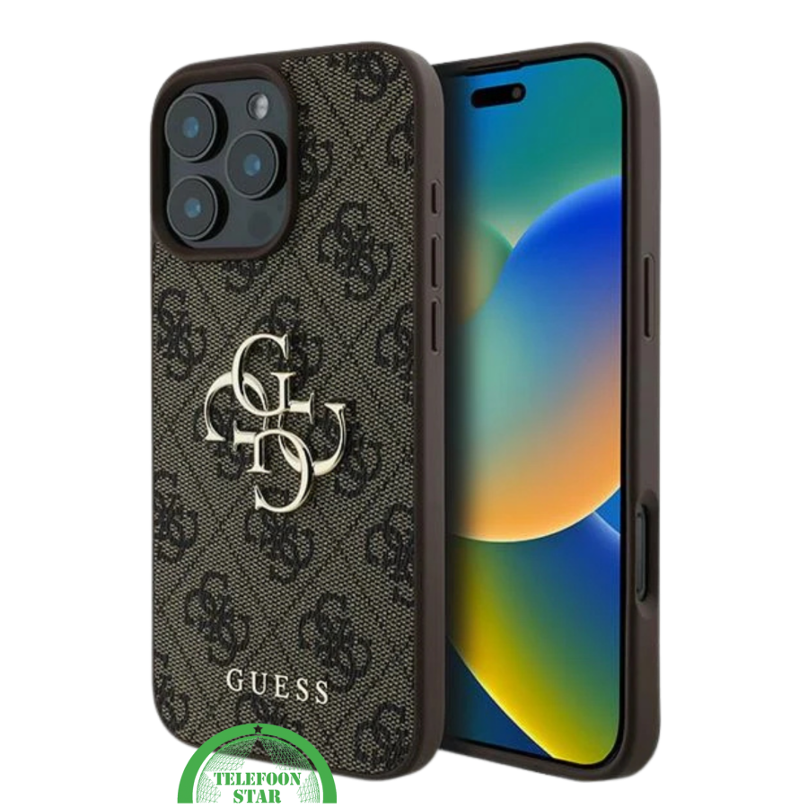 Hoesje voor iPhone 16 pro &ndash;Bruin| Elegant Design met Luxe Bescherming