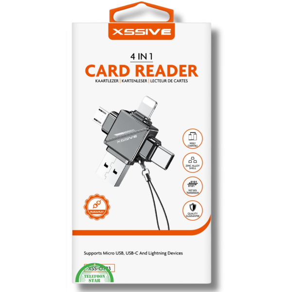 Crad Reader 4-in-1 Snel &amp; Universeel Gegevens Lezen – foto 3