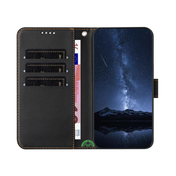 Hoesje voor Xiaomi 17 Ultra Bookcase Zwart Met Magneetsluiting En Pasjeshouder – foto 5