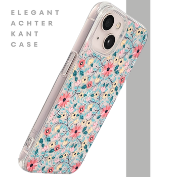 BlossomShell Floral Case &ndash; Bloemen Hoesje iPhone 13 / 14 | Telefoonstar.nl