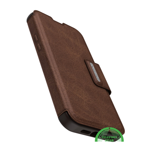 Donker bruin Bookcase Hoesje iPhone 14 Pro Max – foto 2