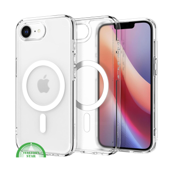 Hoesje voor iPhone 17E Transparant MagSafe Hoesje &ndash; Slank, Sterk & MagSafe