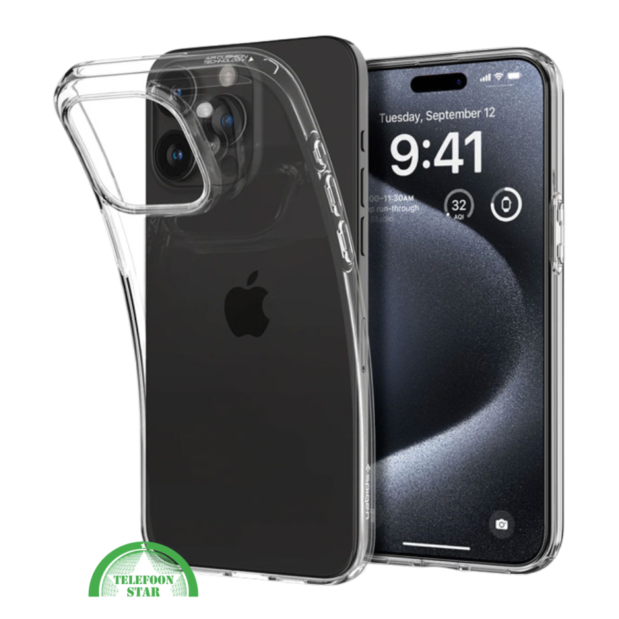 Transparant Hoesje voor iPhone 13 Pro Max &ndash; Slank, Flexibel &amp; Sterke Bescherming