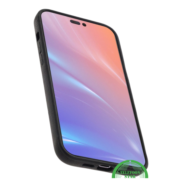 Duurzame Leren Backcover iPhone 14 Pro Max – foto 2