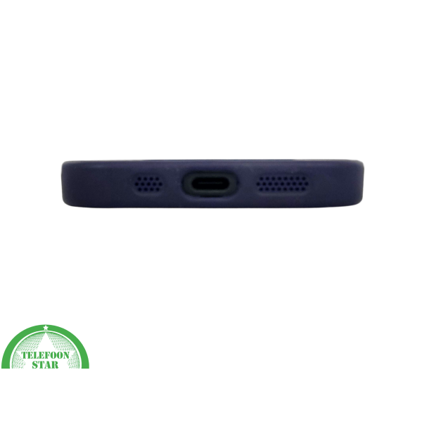 iPhone 15 Plus Siliconen Hoesje Donkerblauw &ndash; MagSafe-Compatibel &amp; Ultieme Bescherming – foto 4