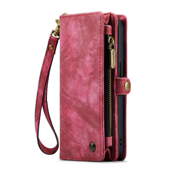 iPhone 14 Pro 3-in-1 portemonnee hoesje rood – foto 2