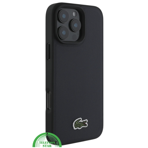 Hoesje voor iPhone 16 Pro Stoffen &ndash; Zwart | Sportief Design met Sterke Bescherming – foto 3