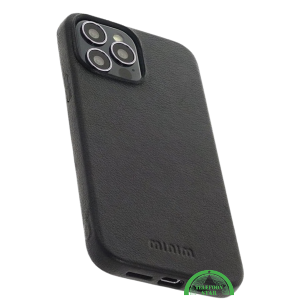 Duurzame Leren Backcover iPhone 14 Pro Max – foto 4